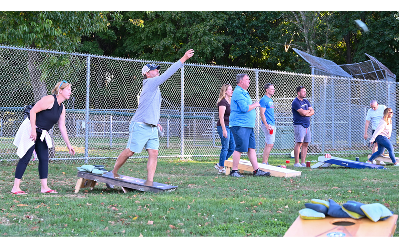 Beautiful day for Cornhole